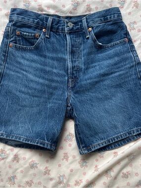 Levi’s Premium 501 dark denim shorts